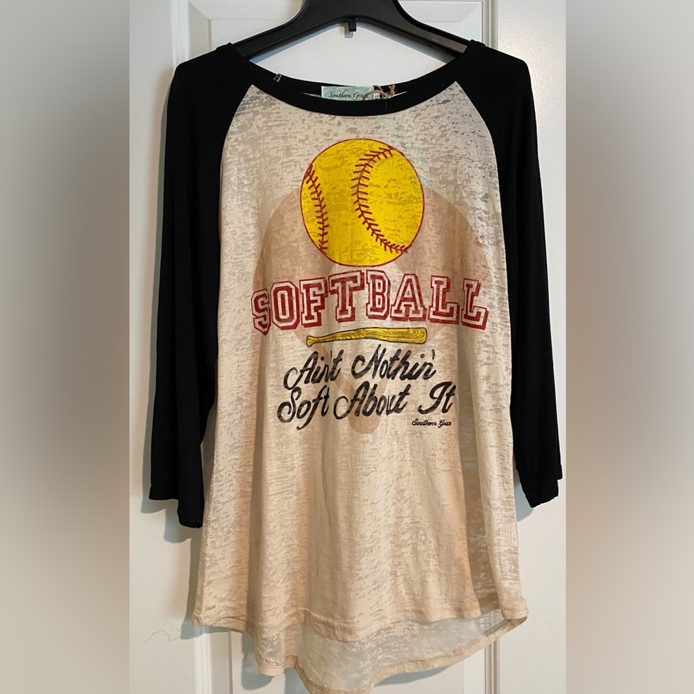 Southern grace xl softball tee NWT